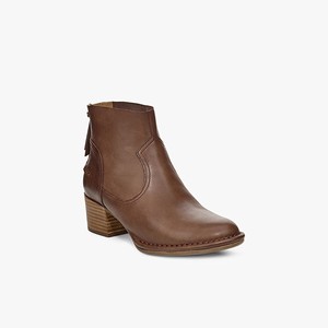 Ugg Bandara Ankle Leather Women Fashion Boots Brown (4715LUTZI)